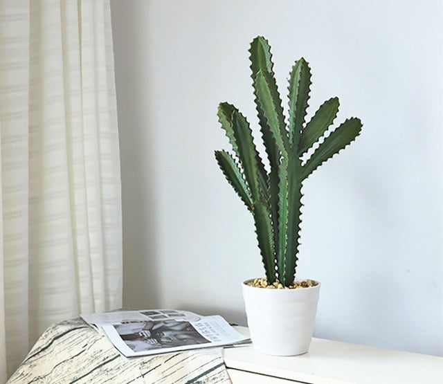 Artificial Bonsai Cactus